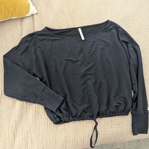 Fabletics Black Long Sleeve Top